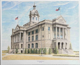 1909 Courthouse Print